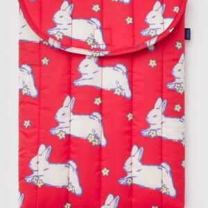 Baggu Puffy Laptop Sleeve 16" - Bunnies